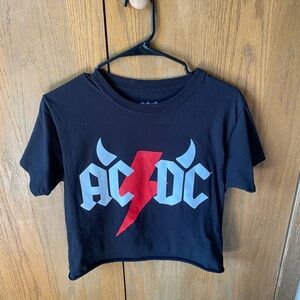 AC/DC Kids Black Graphic T-Shirt